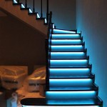 Automatic LED stair lighting