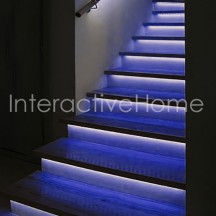 Stair lighting with controller "Compact" and RGB LED strips