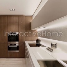 Automatic lighting of kitchen furniture