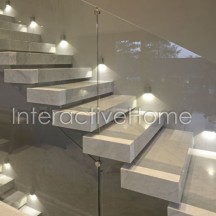 Automatic stairs lighting